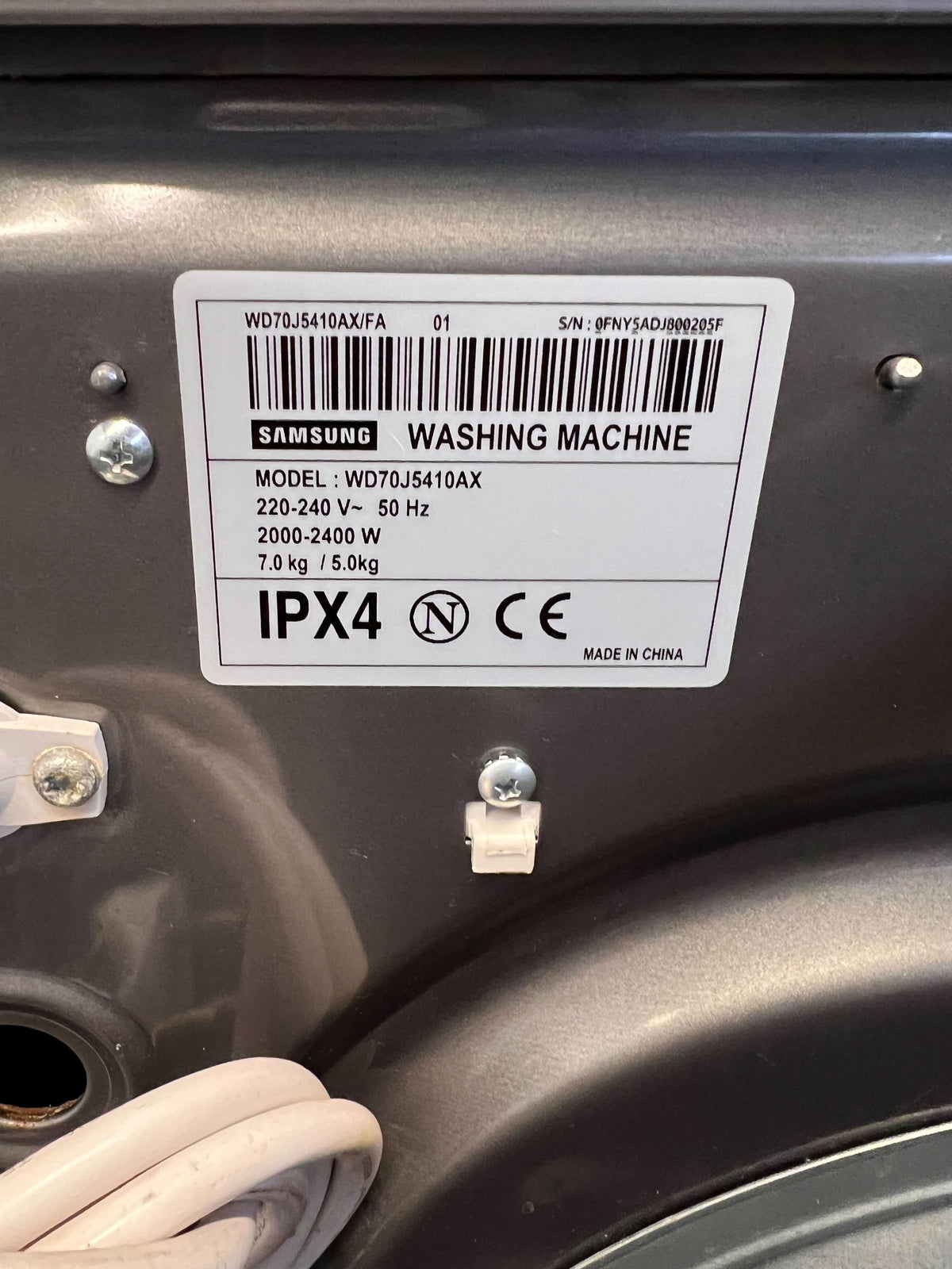 Samsung EcoBubble 7kg Front-Loading Washer in Graphite – Like New! - REDUCED