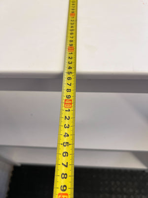 Compact White 3-Tier Bookshelf