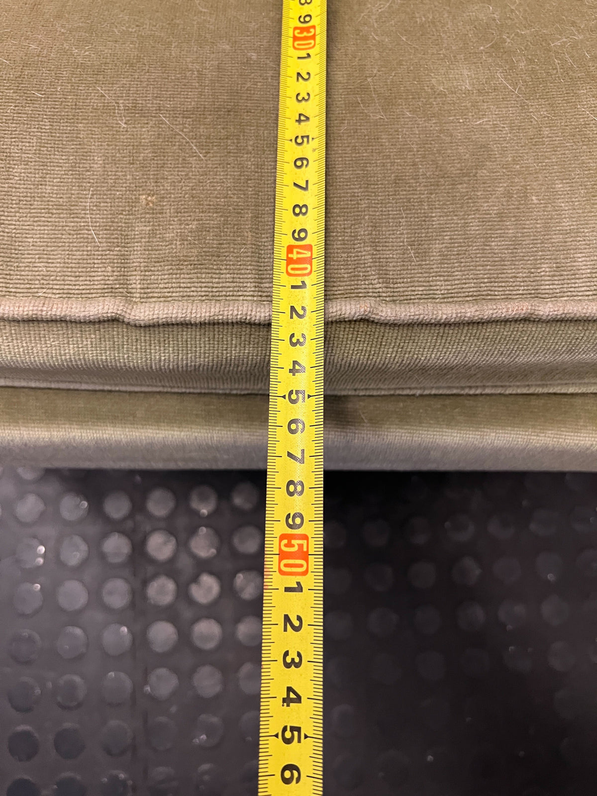 Vintage Sage Green Tufted Armchair