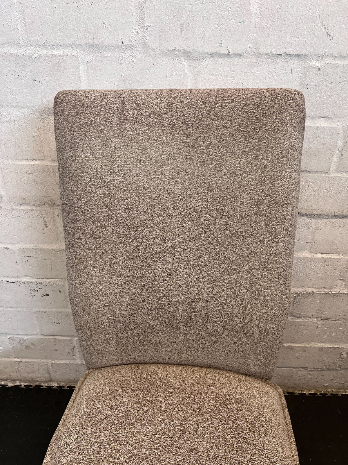 Stylish Tan Fabric Office Chair with Wheels