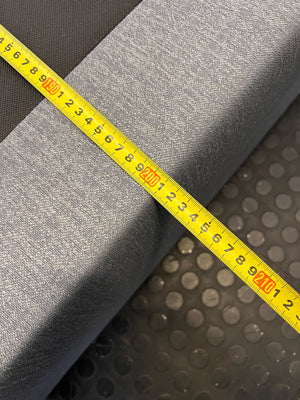 Versatile Grey Fabric Double Bed Base Extra Length