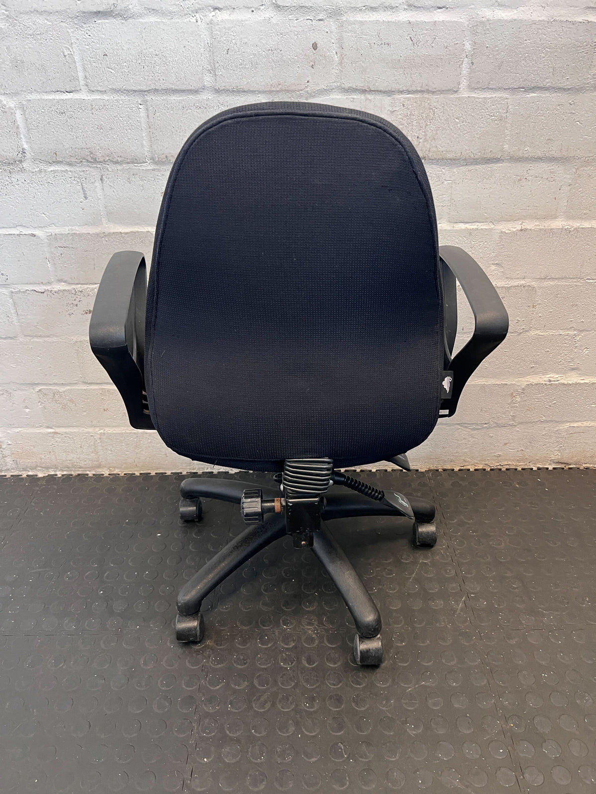 Comfortable Black Office Chair with Minor Wear