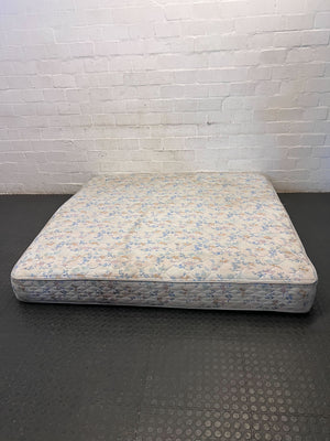 Cozy Floral Pattern Used Mattress - king size - 2ndhandwarehouse.com