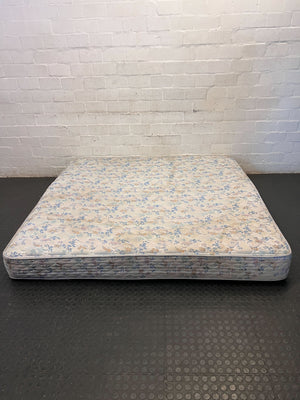 Cozy Floral Pattern Used Mattress - king size - 2ndhandwarehouse.com