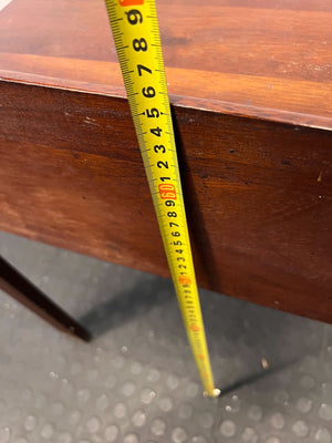 Elegant Vintage Wooden Headboard with Integrated Bedside Tables