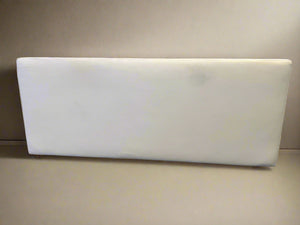 Soft White Upholstered Queen Headboard – Minimalist Style with Minor Marks