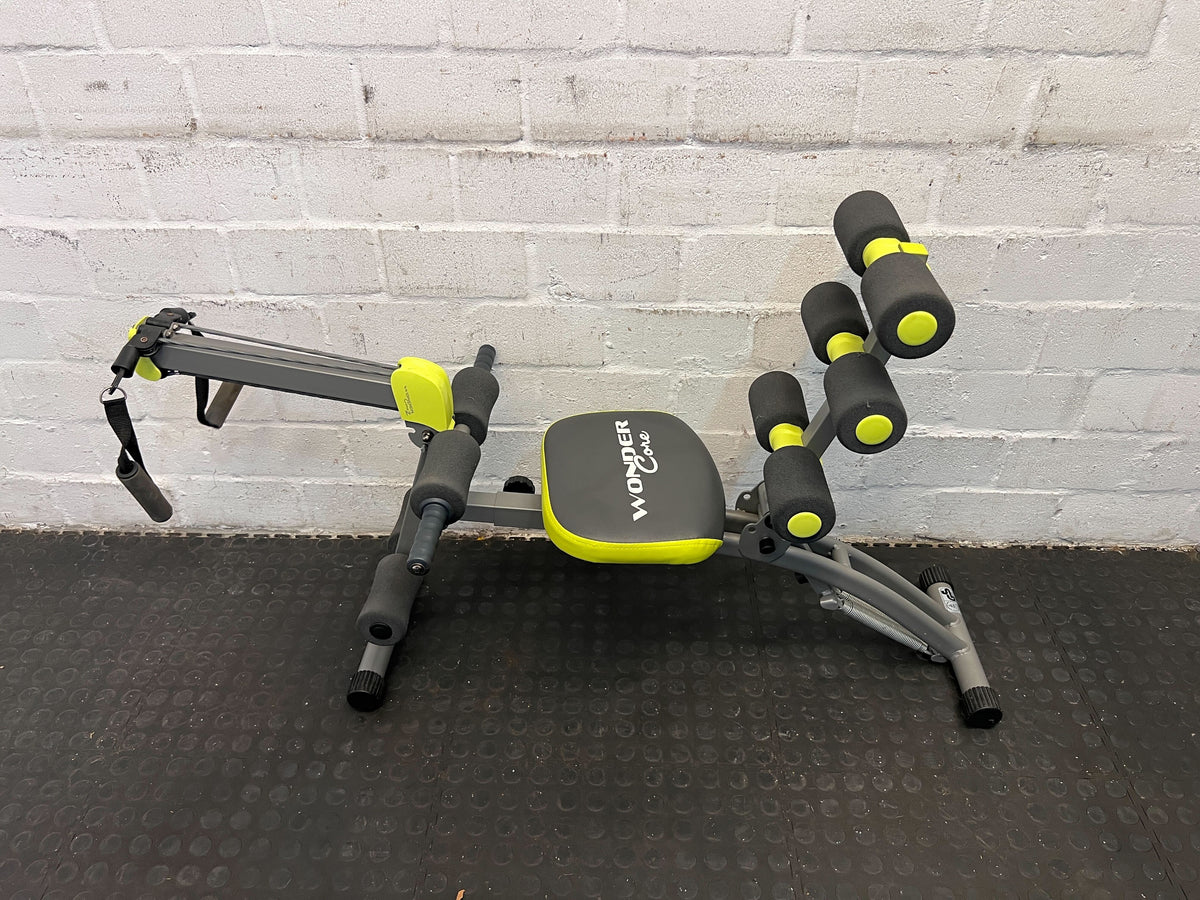 Wonder Core Abdominal Trainer – Grey and Lime Green – Like New**