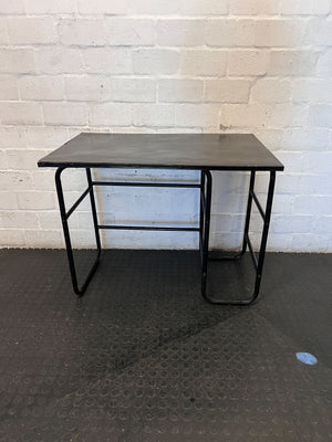 Industrial Black Metal Desk - 2ndhandwarehouse.com