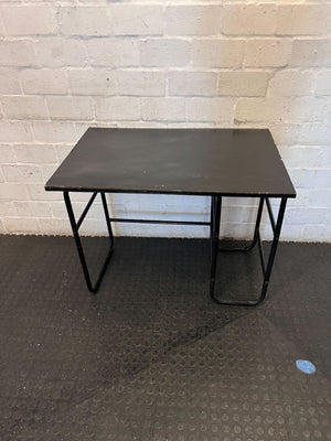Industrial Black Metal Desk - 2ndhandwarehouse.com