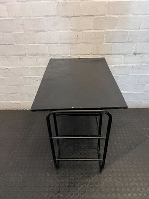 Industrial Black Metal Desk - 2ndhandwarehouse.com