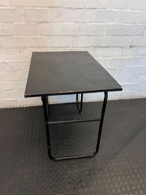 Industrial Black Metal Desk - 2ndhandwarehouse.com