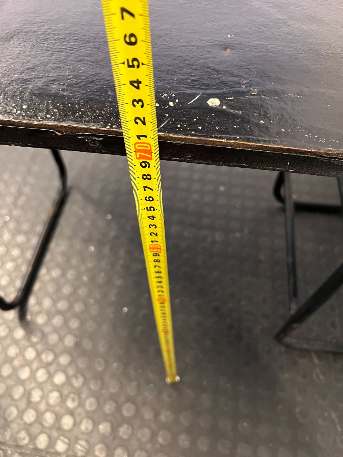 Industrial Black Metal Desk - 2ndhandwarehouse.com