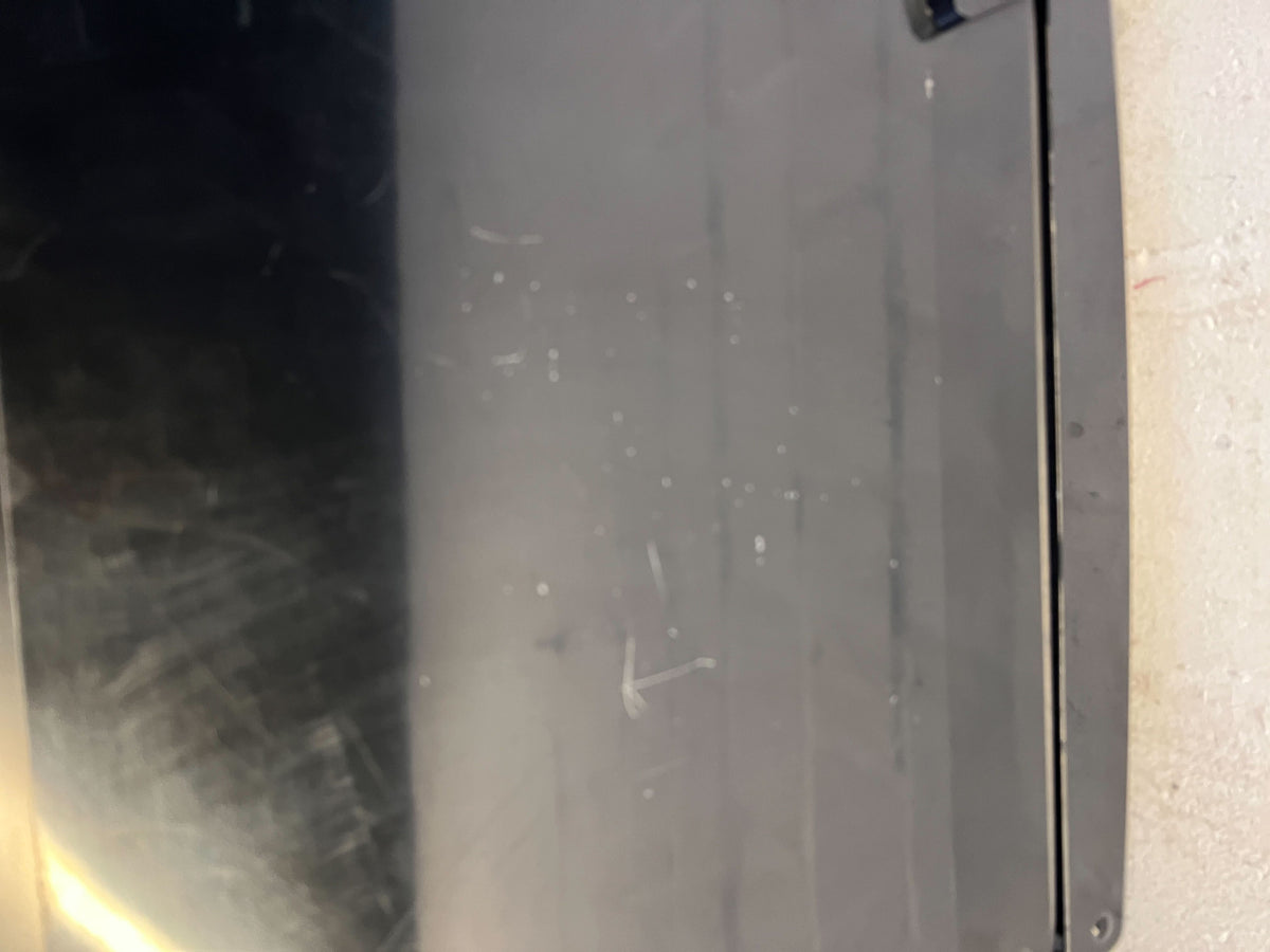 Compact Gray Midea Fridge with Minor Scratches - Perfect for Small Spaces - REDUCED