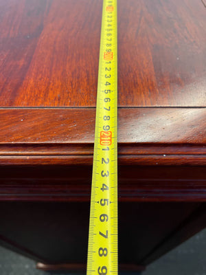 Elegant Dark Wood Entertainment Unit