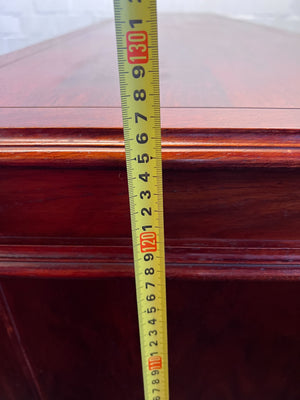 Elegant Dark Wood Entertainment Unit