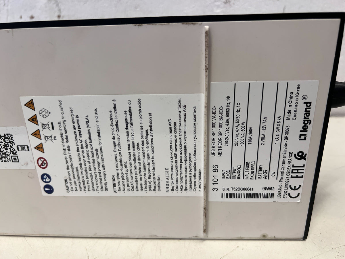 Legrand Power Protector UPS - Keep Your Devices Safe - Does Not Work