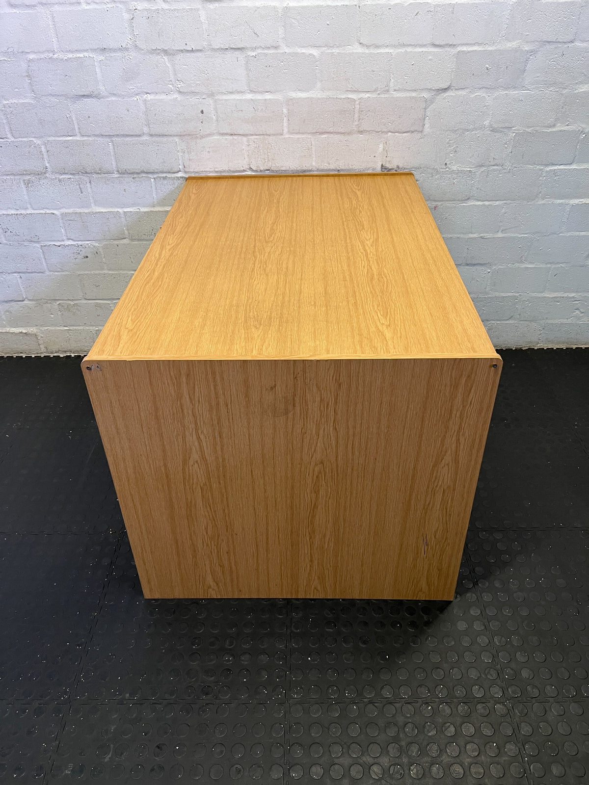 Compact Mid-Century Style Desk with Storage