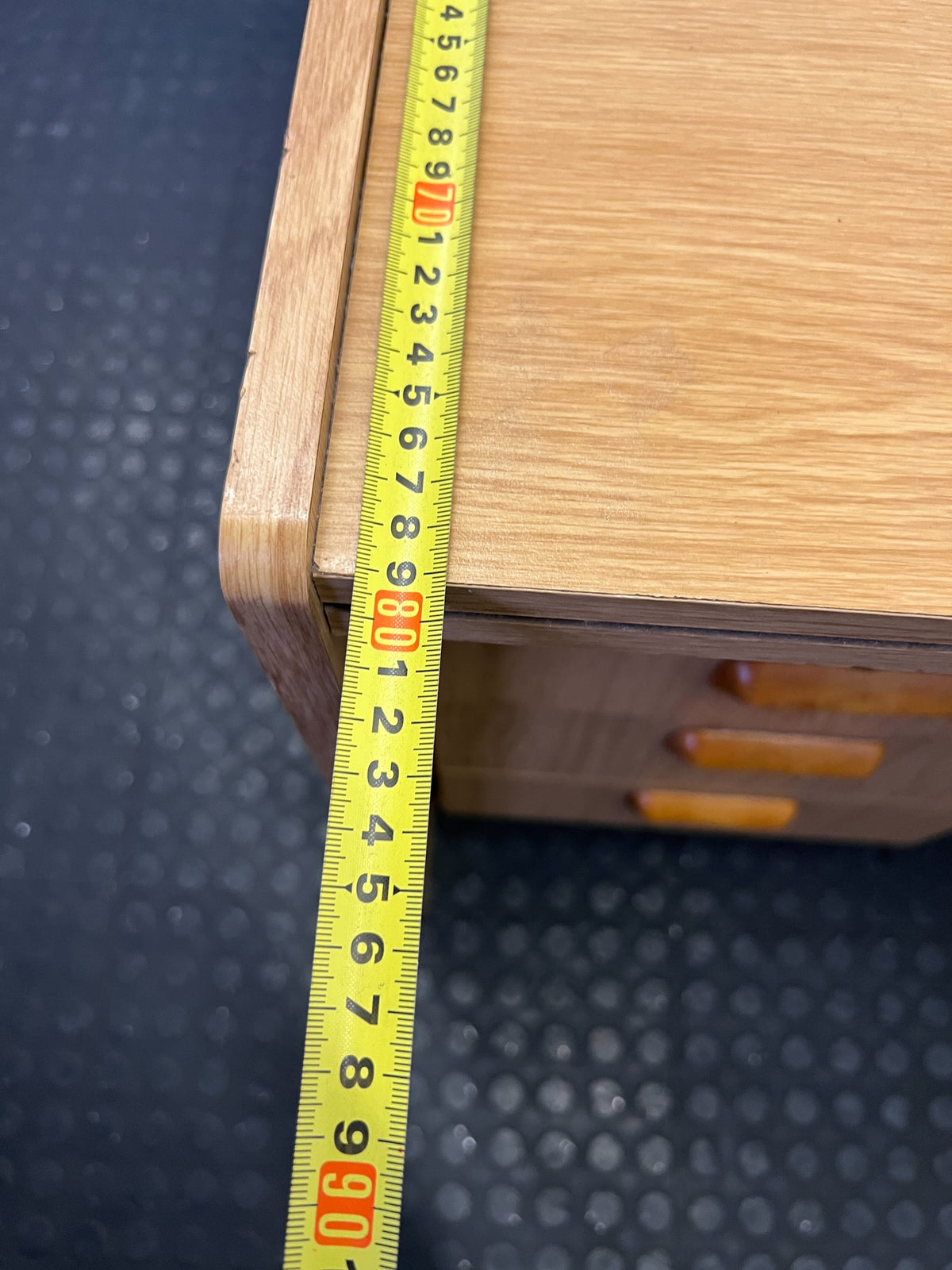 Compact Mid-Century Style Desk with Storage