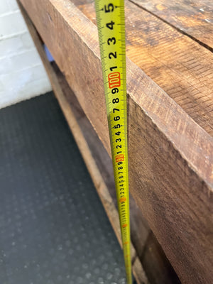 Rustic Industrial Wood Workbench with Vice & Storage