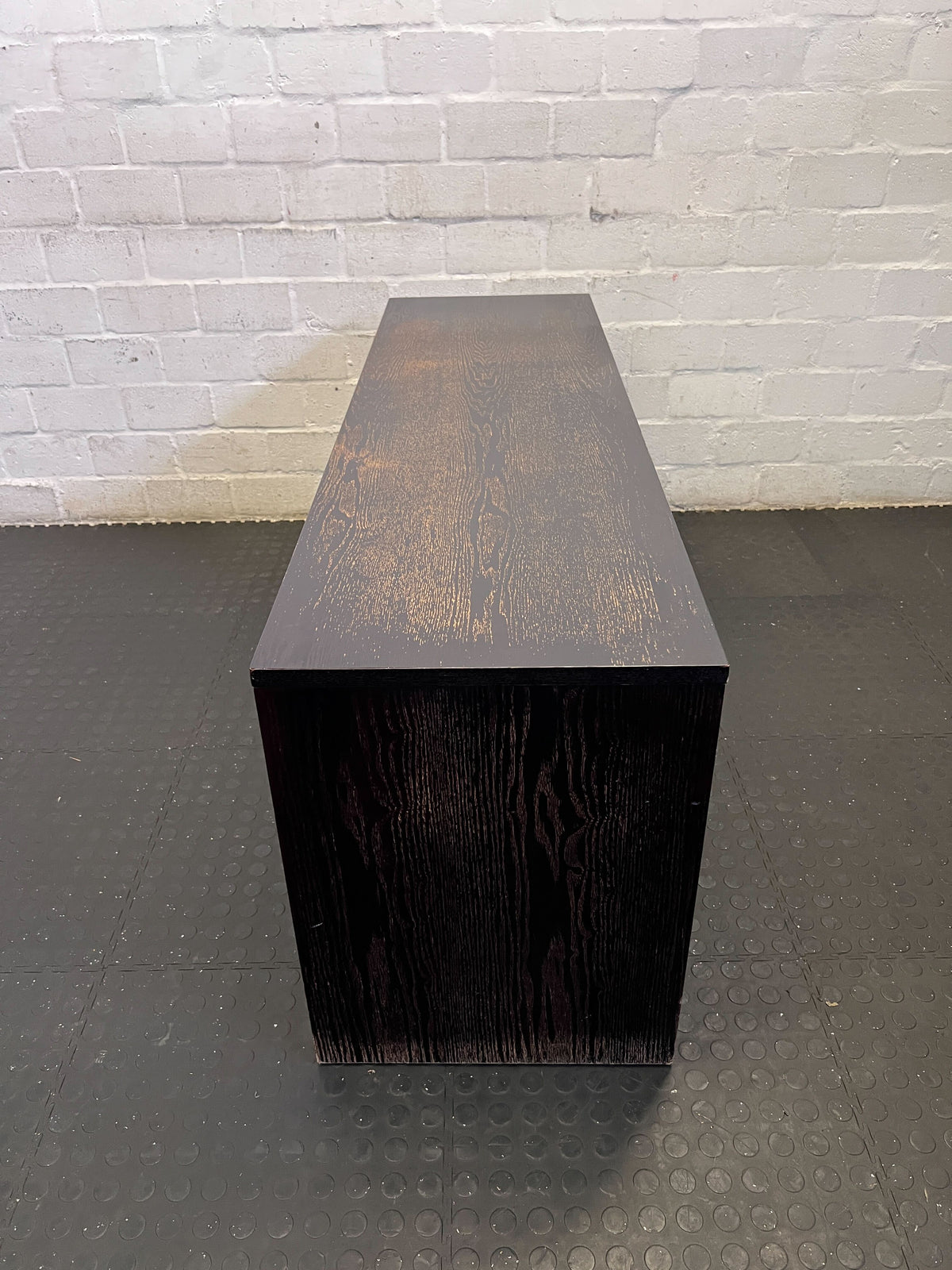 Stylish Dark Wood TV Unit with Ample Storage