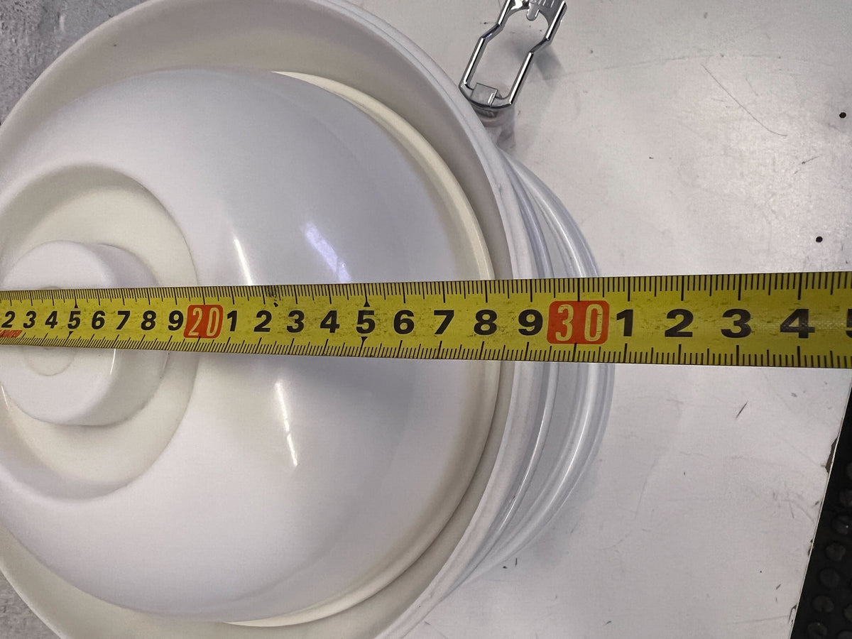 Convenient White & Purple Gravity Water Dispenser