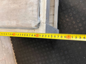 Rustic Shabby Chic Wooden Accent Chair with Shelf