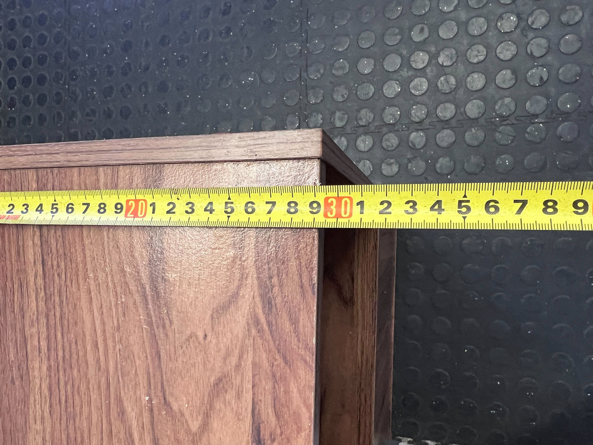 Versatile Wood-Grain Storage Cabinet with Door