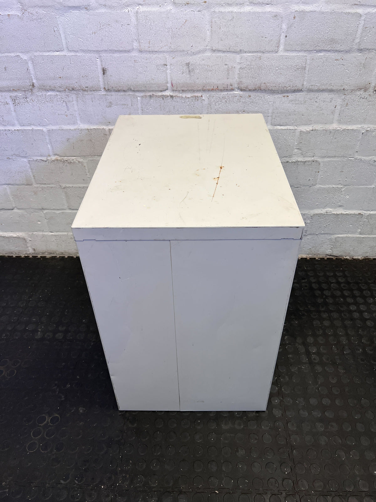 Compact Beige Metal Filing Cabinet with 2 Drawers – Minor Signs of Use - REDUCED
