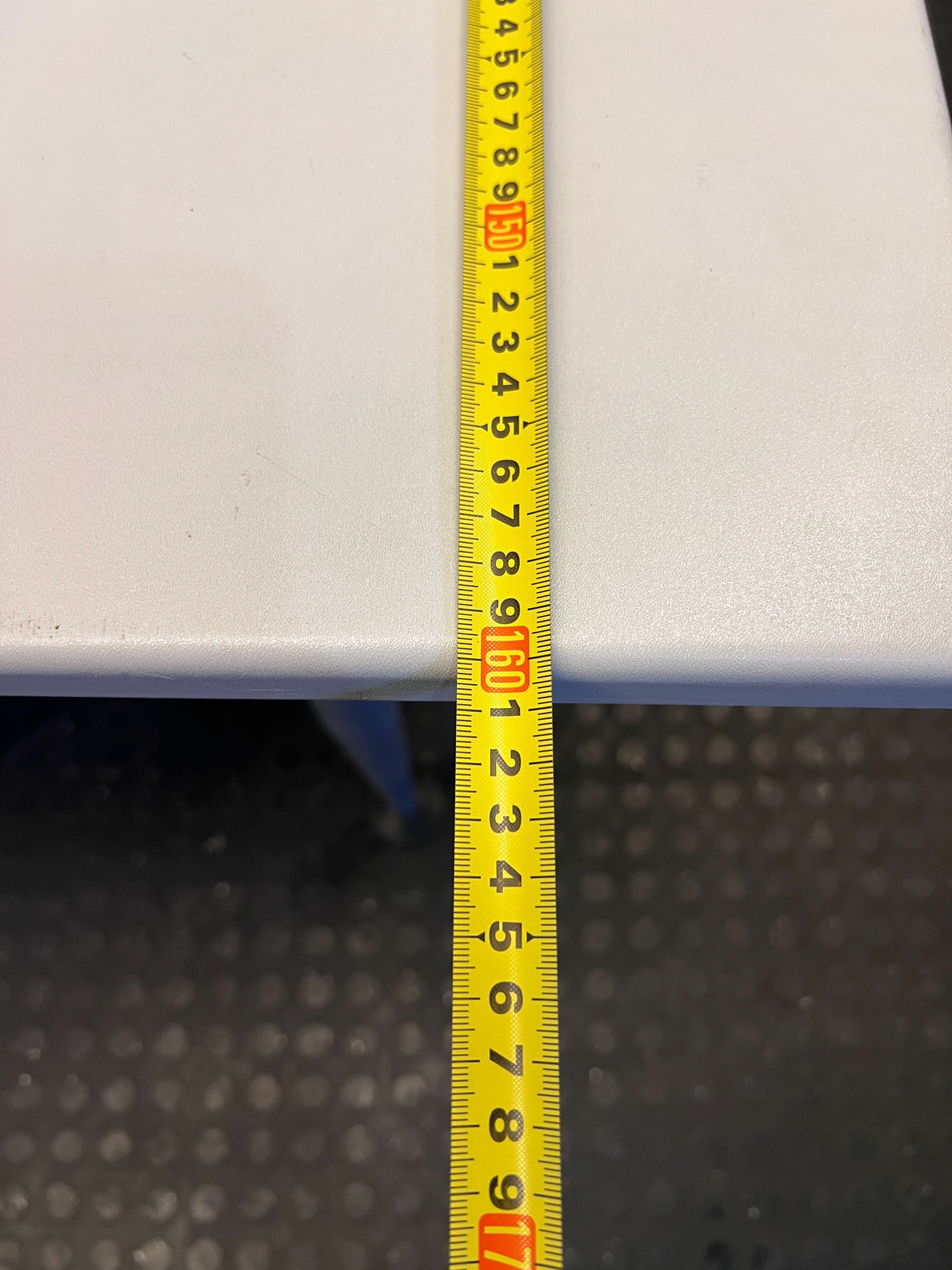 Modern Grey Office Desk with Drawer - Minor Wear - REDUCED