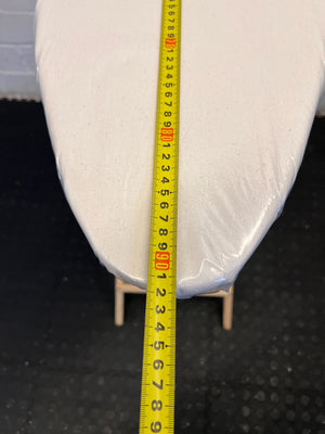 Compact Folding Ironing Board – Wood Frame, Cream Surface, Minimal Wear
