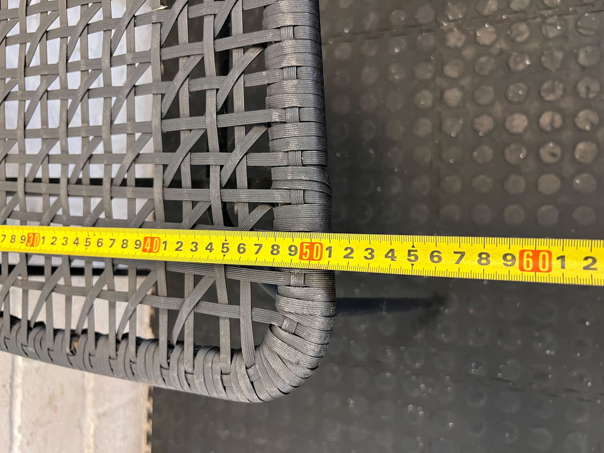 Stylish Grey Woven Indoor/Outdoor Chair