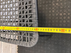 Stylish Grey Woven Indoor/Outdoor Chair