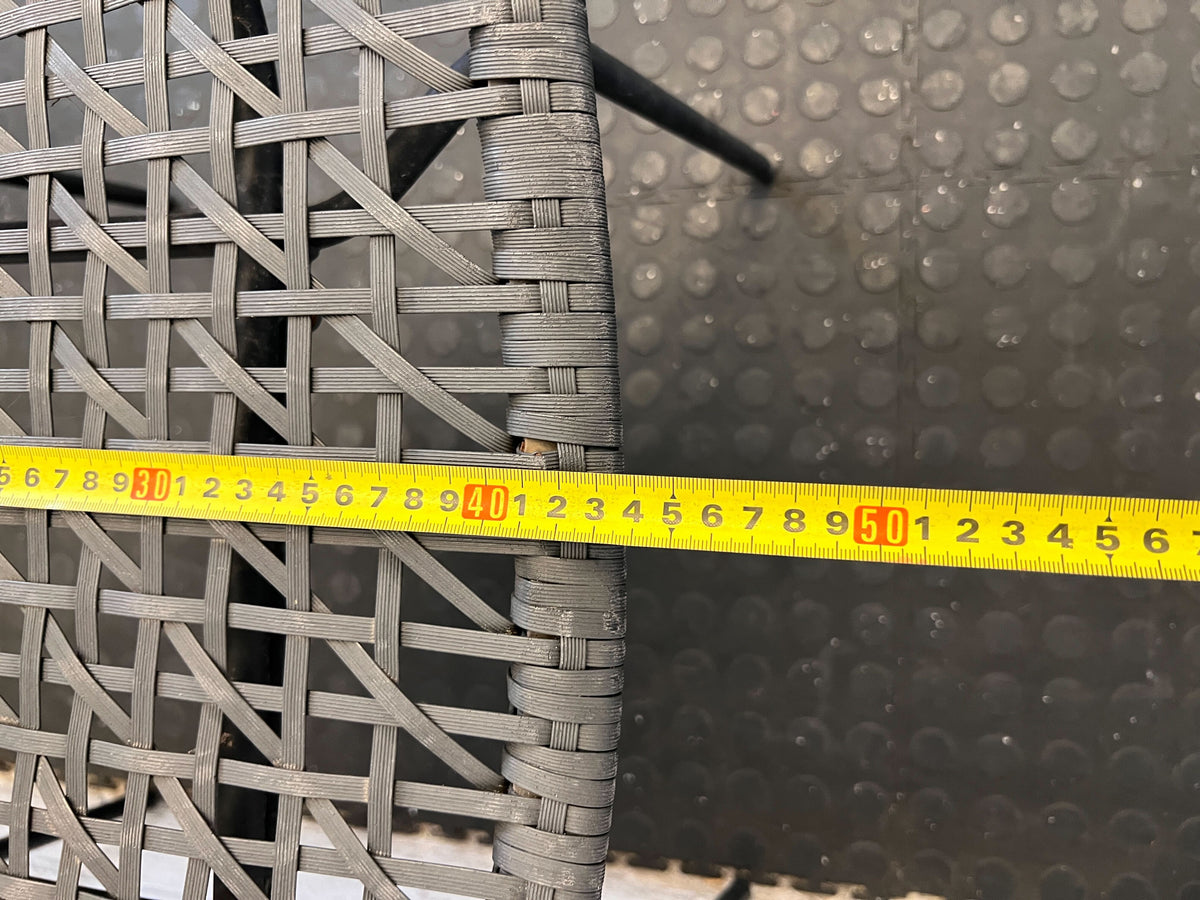 Stylish Grey Woven Indoor/Outdoor Chair