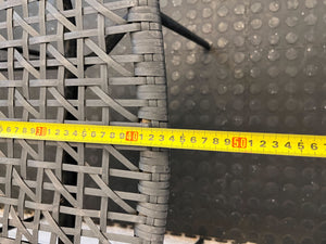 Stylish Grey Woven Indoor/Outdoor Chair