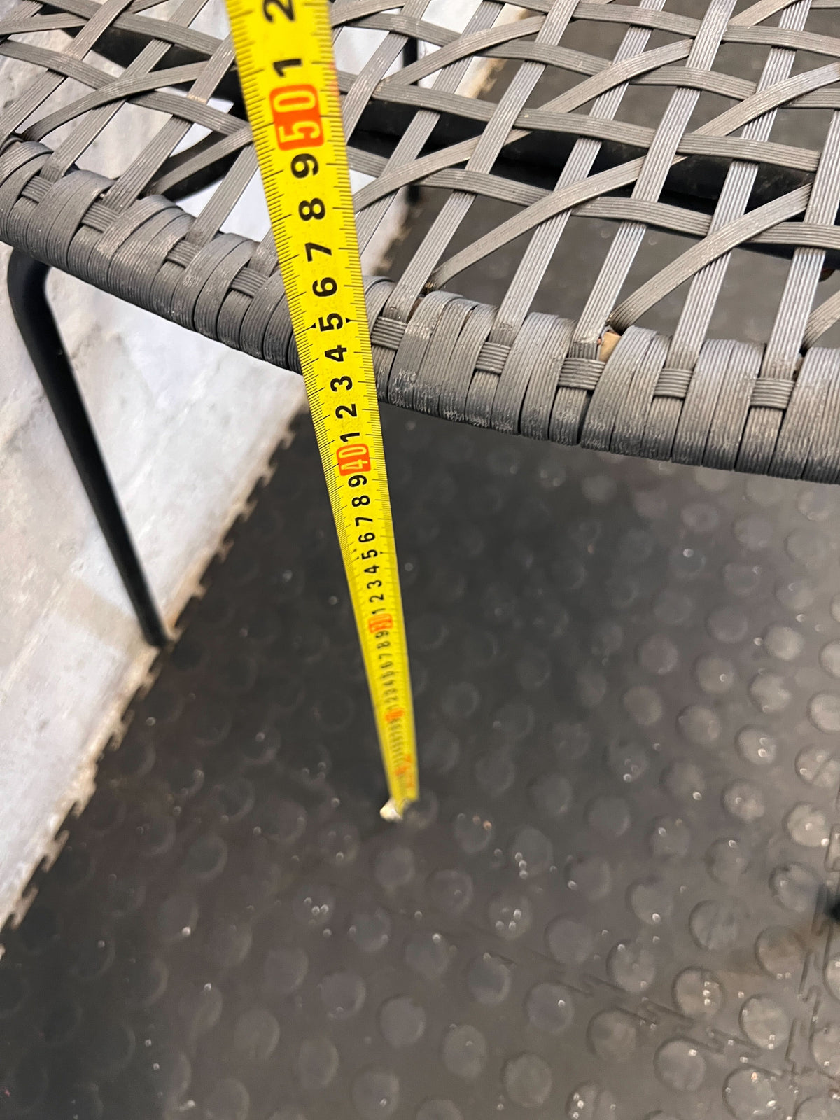 Stylish Grey Woven Indoor/Outdoor Chair