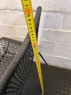 Stylish Grey Woven Indoor/Outdoor Chair