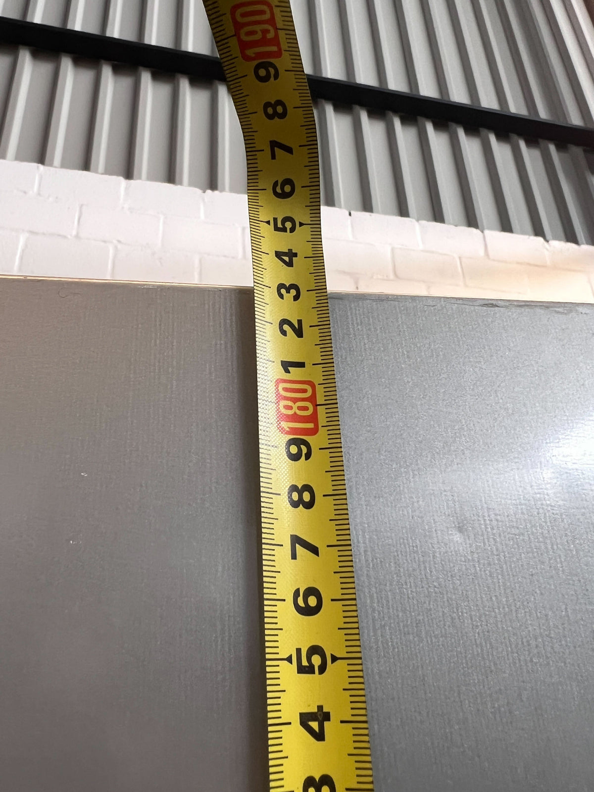 Sleek Silver Double Door Fridge Freezer - Faulty Freezer. Some rusting on the bottom