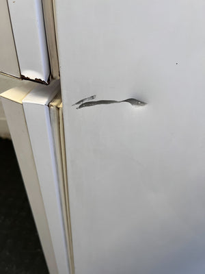 White Freezer Only - Essential Kitchen Appliance - Brocken the top door hinge