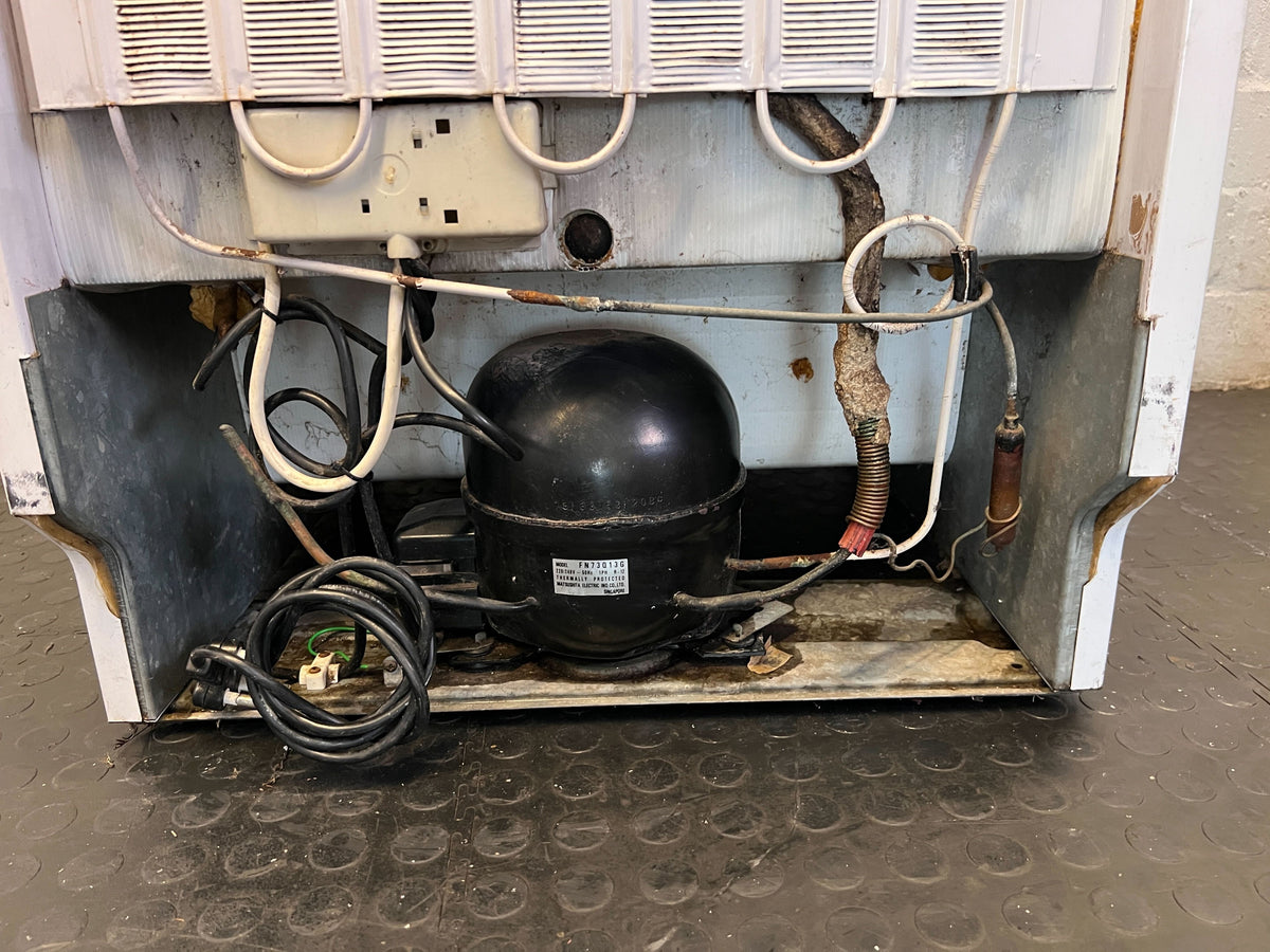 White Freezer Only - Essential Kitchen Appliance - Brocken the top door hinge