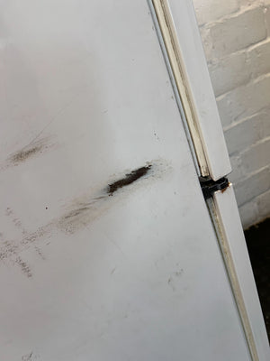 White Freezer Only - Essential Kitchen Appliance - Brocken the top door hinge