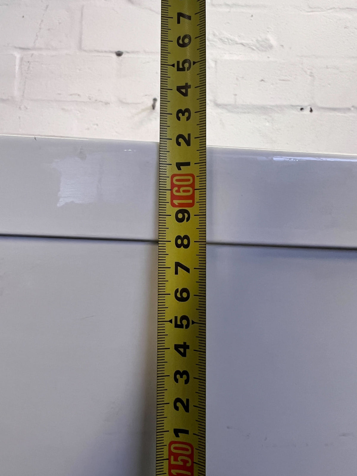 White Freezer Only - Essential Kitchen Appliance - Brocken the top door hinge