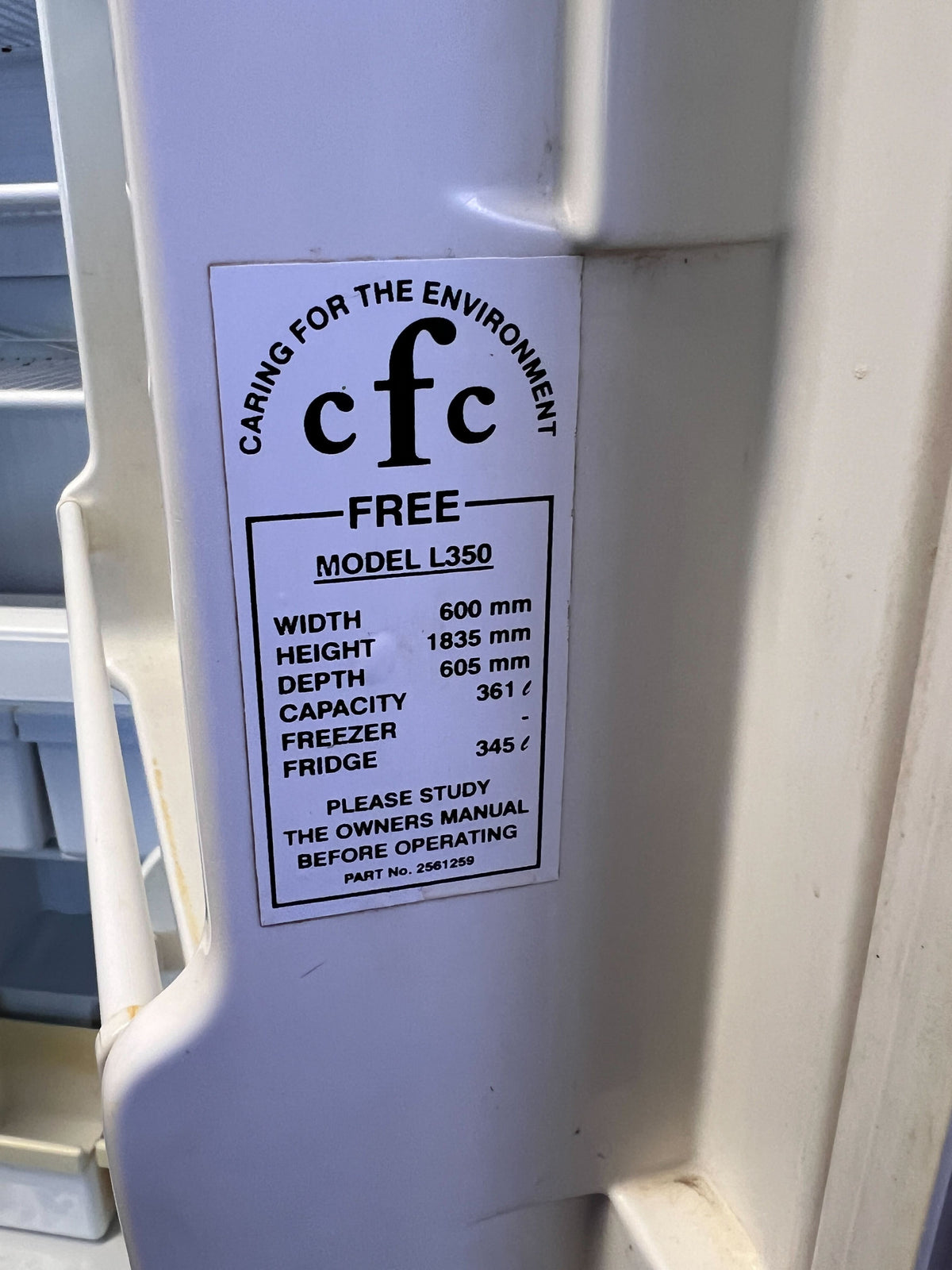 White Fridge Only - Some scratches