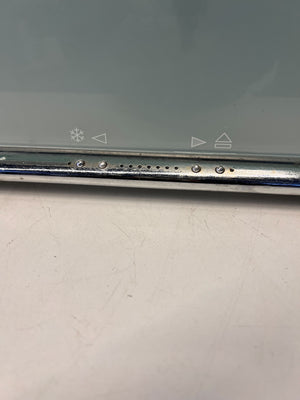 Stylish Silver Glass Electric Toaster with Minor Scratches