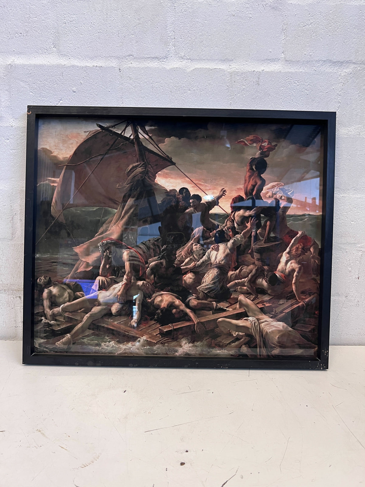 Dramatic "Raft of the Medusa" Framed Art Print - 2ndhandwarehouse.com