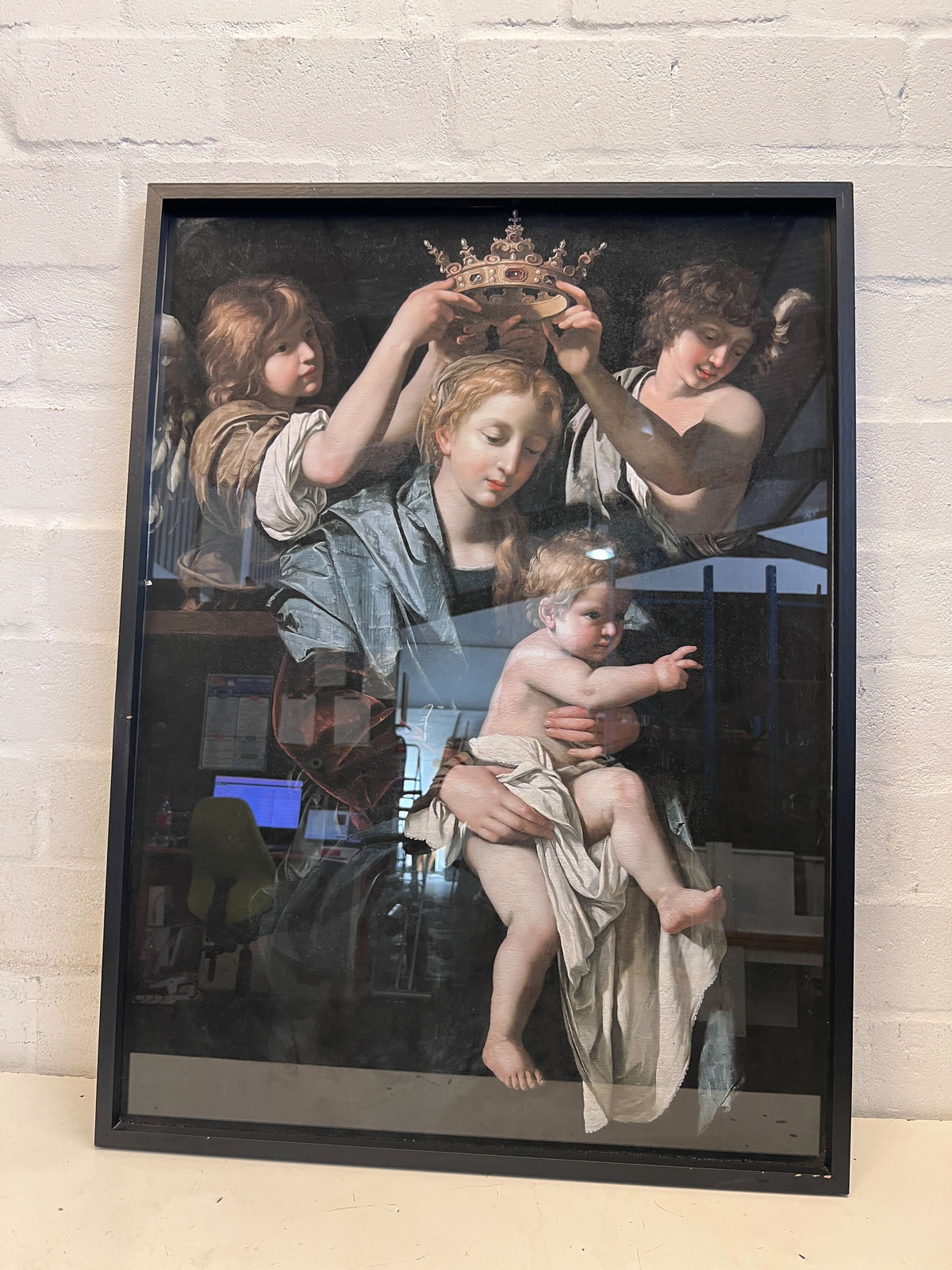 Regal Mother & Child Framed Art Print