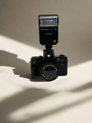 Vintage Sounex 2000DN Film Camera with Agfatronic Flash - Not in Working Condition