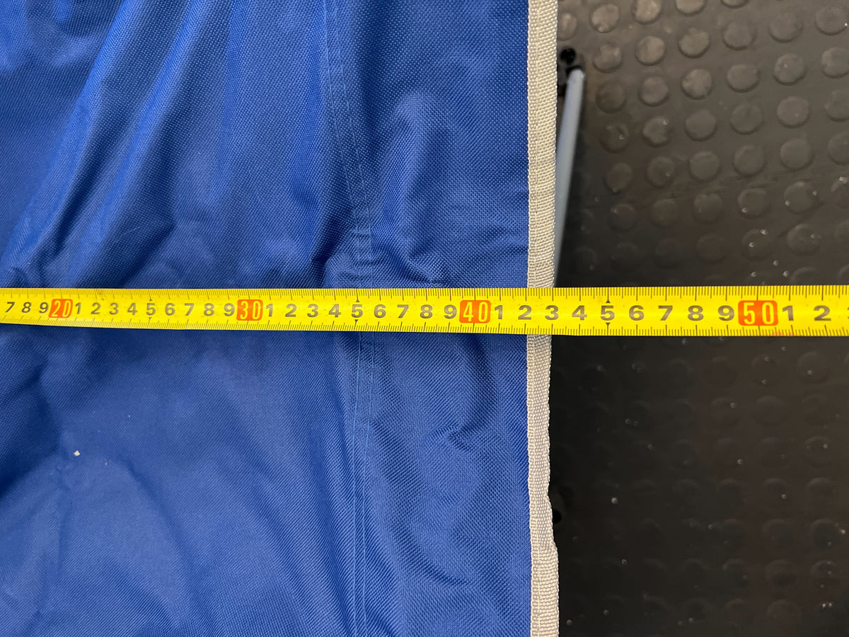 Comfortable Campmaster Folding Chair - Blue with Minor Wear