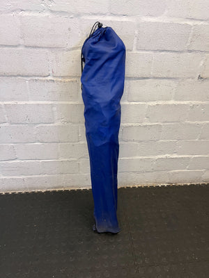 Comfortable Campmaster Folding Chair - Blue with Minor Wear