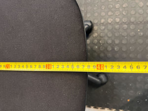 Compact Black Adjustable Swivel Office Chair