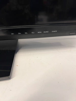 32-inch LED TV - Slim Black Design with Minor Scratches